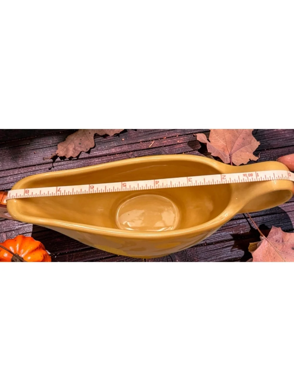 Pottery Barn Sausalito Amber Gravy Boat 9